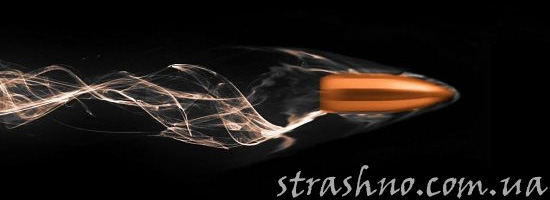 Полет пули в замедленной съемке Полет пули в замедленной съемке