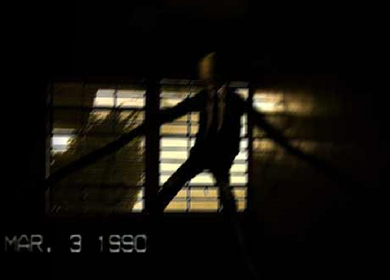 реальный Слендермен на доме