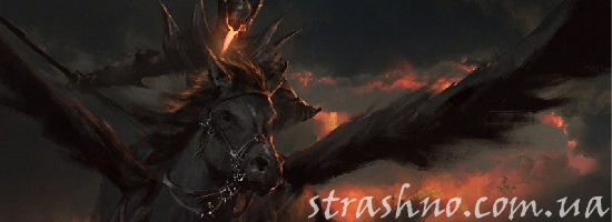 всадник конь ночь