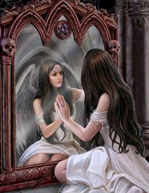 отражение в зеркале