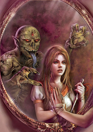 отражение в зеркале зазеркалье