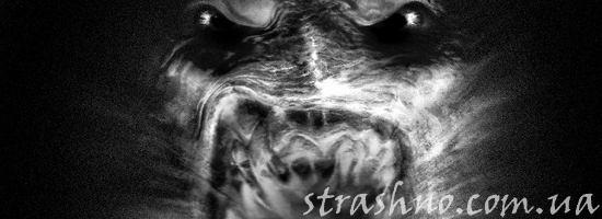жуткий зубастый демон