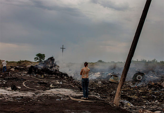 Фото сбитого малазийского Боинга 777