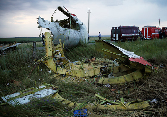 Фото сбитого малазийского Боинга 777