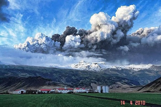 исландский вулкан