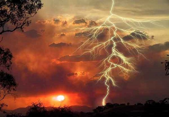 красивая молния