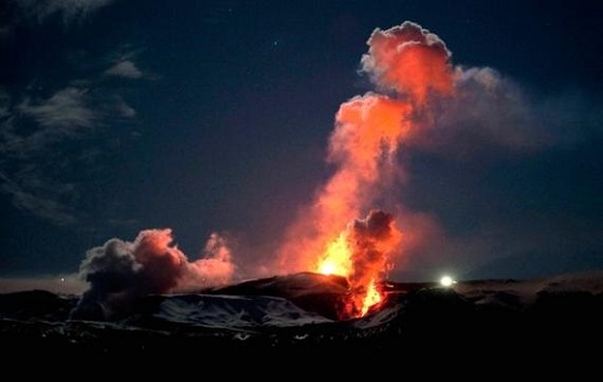 исландский вулкан