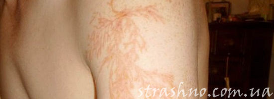 отпечаток молнии