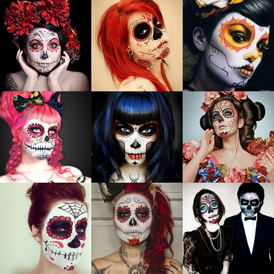 макияж на Хэллоуин