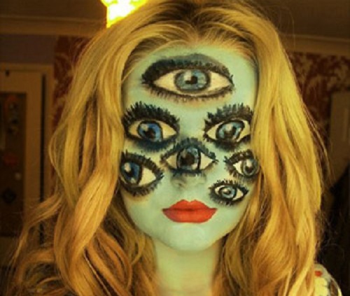 макияж на Хэллоуин