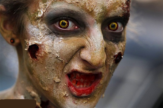 макияж на Хэллоуин