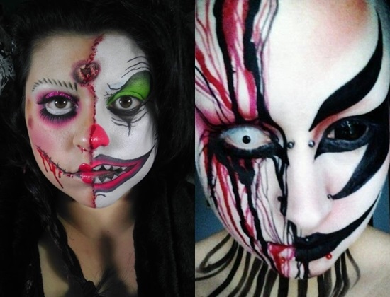 макияж на Хэллоуин