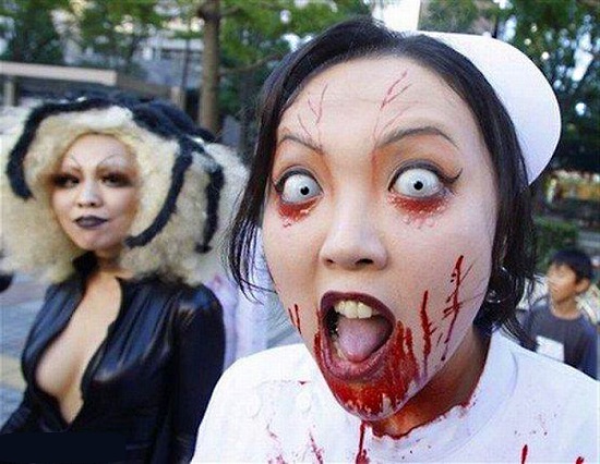 макияж на Хэллоуин