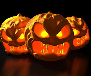 тыква на Хэллоуин