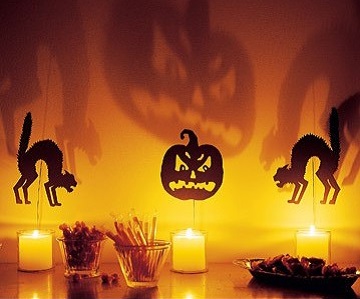 украшения дома на Хэллоуин