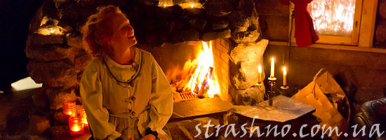 женщина в избе