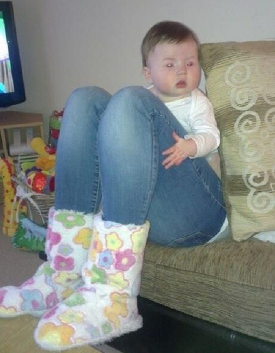 иллюзия ноги