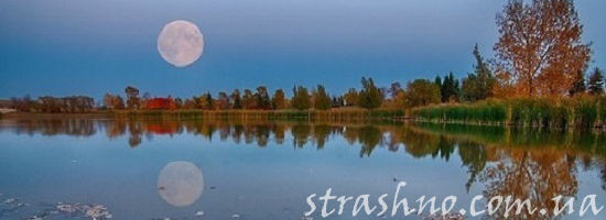 гладь озера