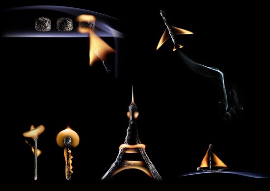 приключения в Париже из спичек