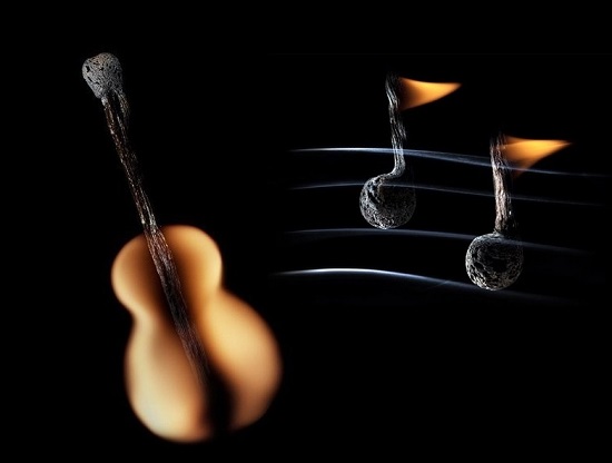 музыка из спичек