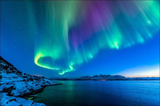 Северное полярное сияние