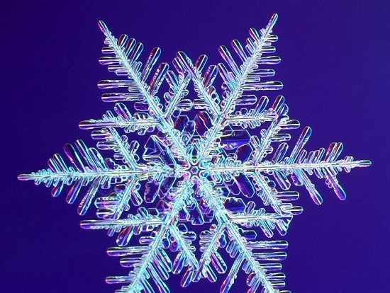 интересная снежинка