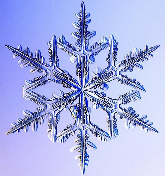 интересная снежинка