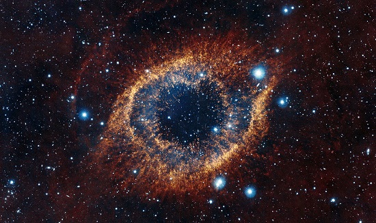 туманность Улитка в созвездии Водолей