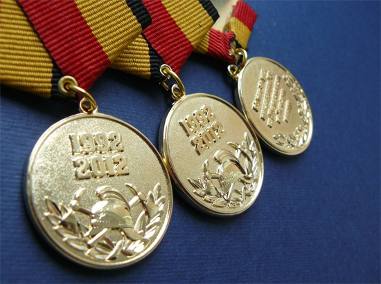 Пример изготовленных на заказ медалей