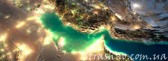 Персидский залив из космоса