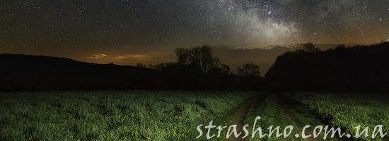 ночное поле