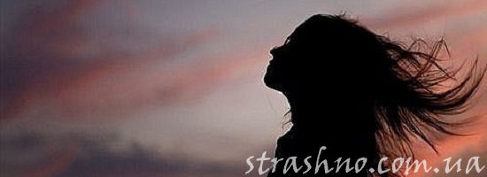 девушка вечером