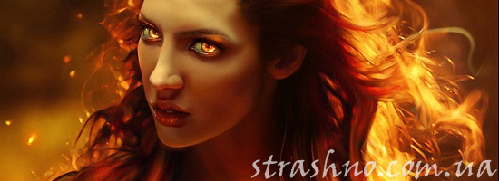 демоница девушка рыжая