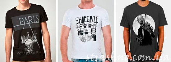 футболки с принтом