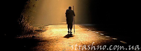 Мистическая страшная история про странного путника