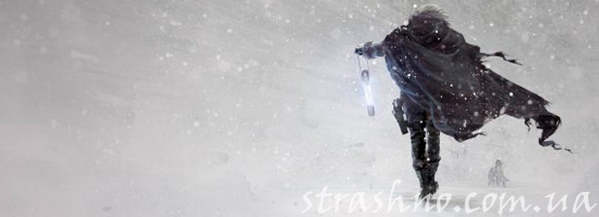 страшный человек в черном