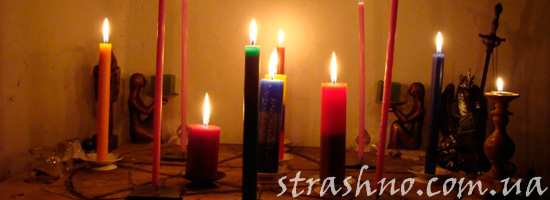 Жуткий ритуал со свечами
