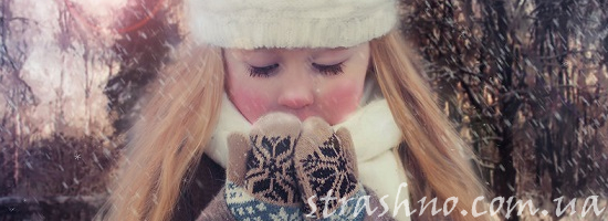 девочка зима