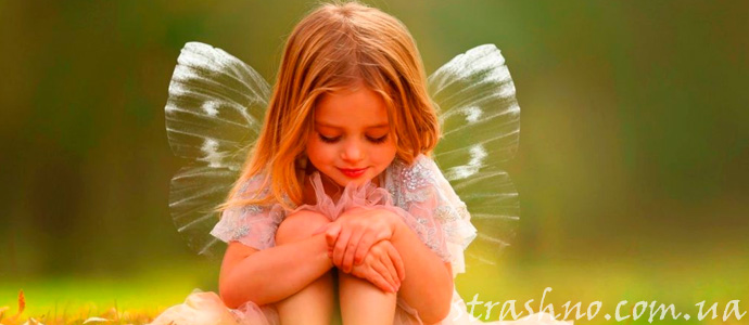 маленький ребенок видел ангела