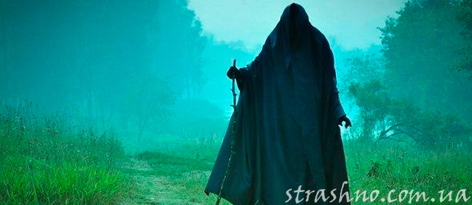 история о старухе в черном на месте аварии