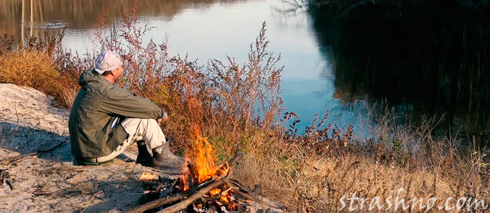 мистическая ночная рыбалка
