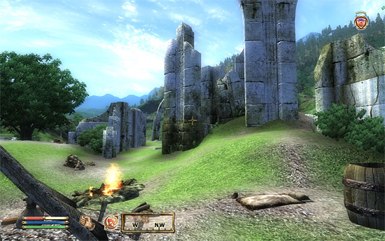 Скриншот из игры Oblivion
