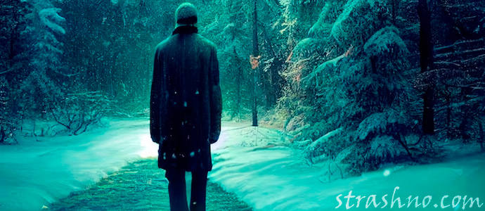 мужчина в зимнем пальто