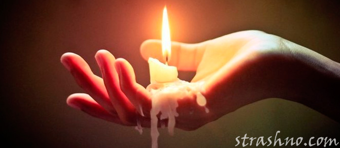 порча с помощью свечи