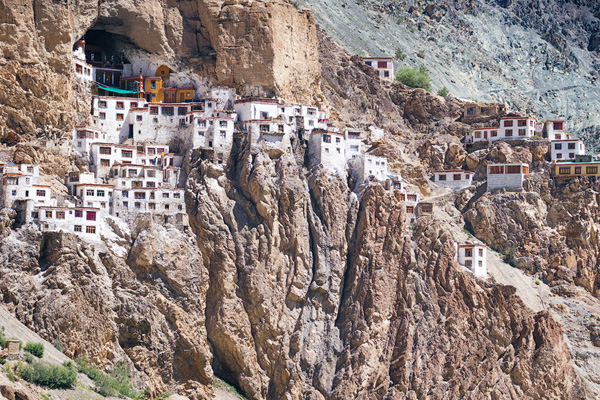 Монастырь Гомпа Фуктал в Индии