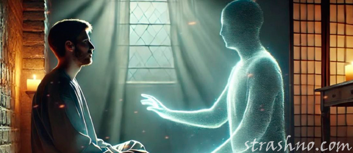 тень умершего человека