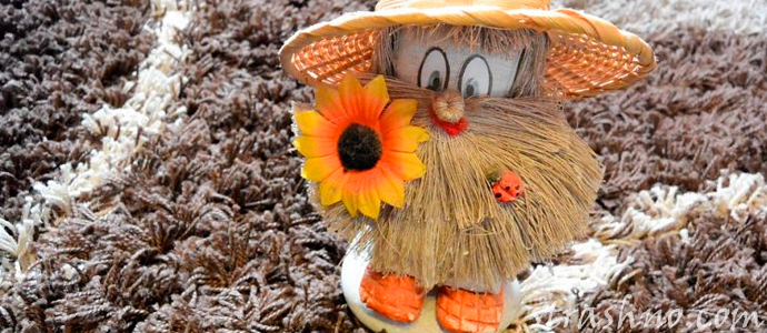 домовой и угощение